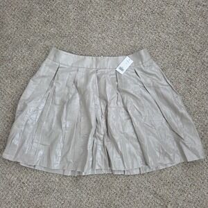 NEW Banana Republic Pleated Pencil Skirt Size 12 MSRP $79.50‎ Sparkles